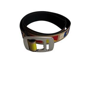 Croakies Webbed Nautical Flag Belt Bottle Opener Buckle Cut To Length